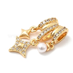 Латунные микро проложить кубического циркония подвески&nbsp;KK-F916-26G