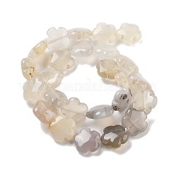 Bianco naturale agata fili di perline&nbsp;G-F769-G01-01