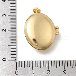 Messing-Medaillon-Anhänger&nbsp;KK-D431-030D-G