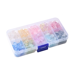 400шт 10 цвета прозрачные акриловые бусины&nbsp;OACR-FS0004-08