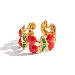 Открытые кольца-манжеты из нержавеющей стали Cherry 304 для женщин&nbsp;SK2283