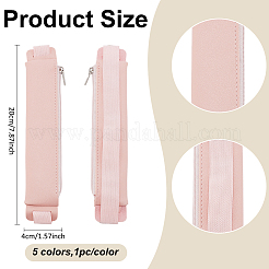 5 шт. двухцветные кожаные держатели для ручек&nbsp;AJEW-AN0007-43