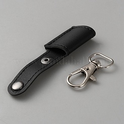 Искусственная кожа чехол для ручки подвеска украшения для мужчин и женщин&nbsp;KEYC-WH0027-128A