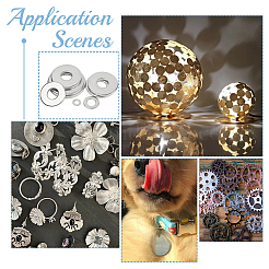 Круглые алюминиевые листы&nbsp;AJEW-WH0695-047P-A