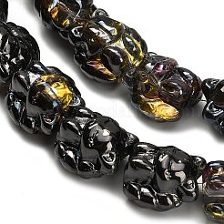 Гальванические стеклянные бусины&nbsp;EGLA-H110-01HR-05