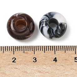 Акриловые бусины двухцветные&nbsp;OACR-C040-07