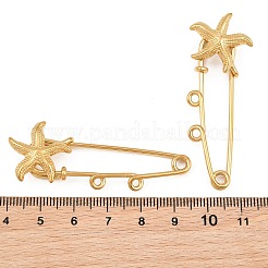 Spille di sicurezza a forma di stella marina in acciaio inossidabile 304&nbsp;SA-CBA098D-16H-G02