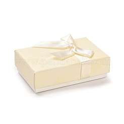 Boîtes d'emballage pour ensemble de bijoux en carton&nbsp;X-CON-Z006-01D