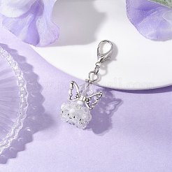 Стеклянные подвески в виде ангела&nbsp;HJEW-MZ00215-03