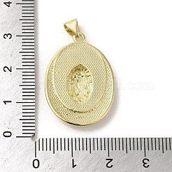 Pendentifs en laiton pavé de coquille&nbsp;KK-I708-16O-G
