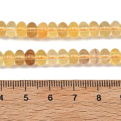 Natürliche gelbe Fluorit Perlen Stränge&nbsp;G-D103-B01-01