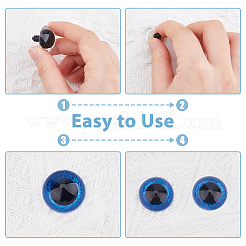 20 набор 10-х цветных пластиковых глаз для кукольных поделок&nbsp;DIY-DC0002-38A