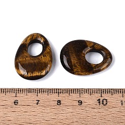 Natürlichen Tigerauge Anhänger&nbsp;G-N361-06E