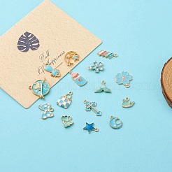 Подвески из эмали и сплава&nbsp;ENAM-YW0001-19