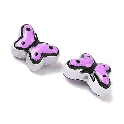 Прозрачные стеклянные эмалевые бусины&nbsp;LAMP-C023-03C