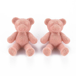Boutons acryliques flocky&nbsp;OACR-N010-031G