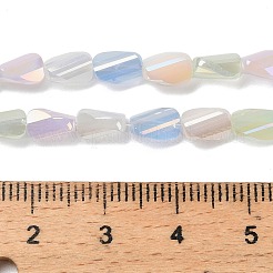 Стеклянные бусины с гальваническим покрытием &nbsp;EGLA-P065-01A