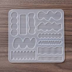 Силиконовые Молды кабошон нестандартной Молды своими руками для заколок для волос&nbsp;LS-DIY-L069-01B