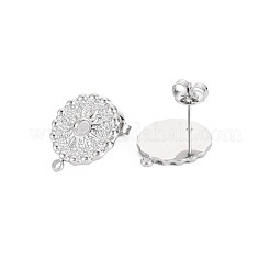 Фурнитура для сережек-гвоздиков из нержавеющей стали 304 STAS-N097-244P