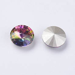 Verre k9 pointu en strass&nbsp;RGLA-E012-5mm-001VM