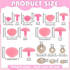 6 стиль треугольник ps пластик с гусиным пухом ремесло безопасный нос&nbsp;FIND-PH0027-33C