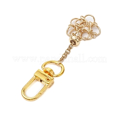 Anello 304 acciaio inossidabile macramè catena borsa porta pietra vuoto ciondolo decorazione&nbsp;HJEW-JM02088