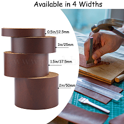Cordon plat en cuir de vachette de qualité ab de 2 m&nbsp;AJEW-WH0479-73C-03