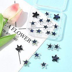 20шт 4 цвета стеклянные бусины&nbsp;GLAA-FS0002-49