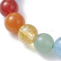 Браслеты из натуральных бусин синего кружевного агата&nbsp;BJEW-JB12934-01