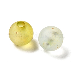 Gefrostet transparent Acrylperlen&nbsp;X1-OACR-F013-13H