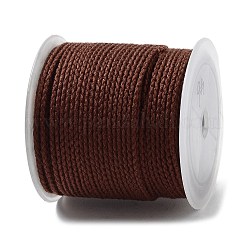 Cordon tressé en polyester de 20 m pour la fabrication de bijoux&nbsp;OCOR-G015-04A-21