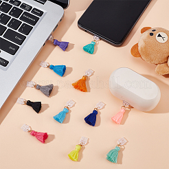 12 шт. 12 стиля пластиковых мобильных пылезащитных заглушек&nbsp;HJEW-OC00187