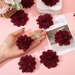 Chiffon Tüll 3d Blume&nbsp;DIY-WH0504-401A