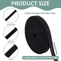 Ruban biais double pli en coton 25 m&nbsp;OCOR-WH0070-163A
