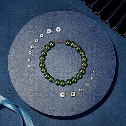 48 шт. 8-х видов проставочных бусин из нержавеющей стали 304&nbsp;STAS-UN0030-33