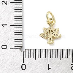 Подвески-деревья из латунного микропаве из кубического циркония&nbsp;KK-K368-51G