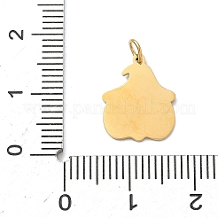 Подвески из нержавеющей стали 304 с эмалью на тему Хэллоуина&nbsp;LS-STAS-Z164-03G-09