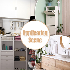 60 шт. ручка для ящика из нержавеющей стали&nbsp;AJEW-WA0001-61