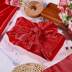Tissu furoshiki carré en polyester pour emballer les boîtes cadeaux&nbsp;DIY-WH0591-671A
