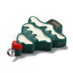 Pendentifs en résine opaque&nbsp;RESI-D055-015P