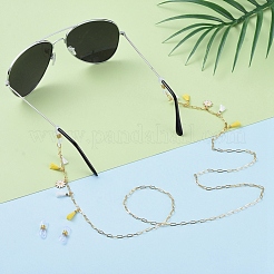 Chaînes de câble en laiton / chaînes de trombones chaînes de lunettes&nbsp;AJEW-EH00012