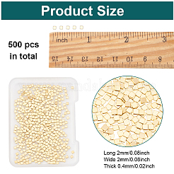 500 pezzo di saldatura in ottone&nbsp;AJEW-DC0001-02