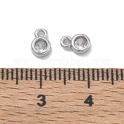 Latón micro pavimenta claro cubic zirconia encantos&nbsp;CU-CBA91C0-05P