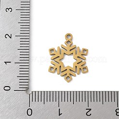 Pendentifs de Noël en acier inoxydable 201&nbsp;STAS-S157-02C-G