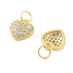 Ottone micro spianare pendenti zirconi&nbsp;KK-C092-24B-G