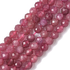 Rosso naturale perline tormalina fili&nbsp;G-RM250101-C11