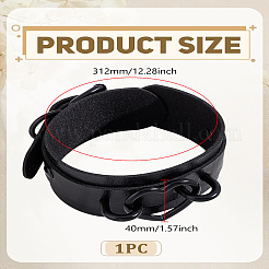 1шт браслеты из искусственной кожи в форме сердца для мужчин и женщин&nbsp;BJEW-LP0003-56