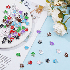 80шт 8 цвета сплава эмаль подвески&nbsp;ENAM-DC0001-84