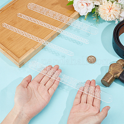 4 шт. шаблоны для ремней из акрила&nbsp;AJEW-WH0270-488A