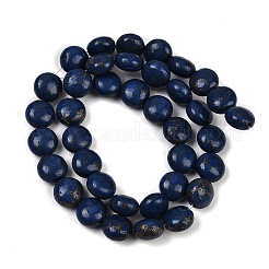 Синтетический говлит имитация лазурита бусины G-S393-12A-10mm